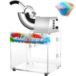 VNN 48L Snow Cone Machine, 500LB/H Commercial Shaved Ice Machine, 300W Electric Ice Shaver Machine, Suitable for Party Activities, Family Gatherings, Events