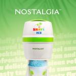 Nostalgia Snow Cone Shaved Retro Includes 1 Reusable Plastic Cup and Ice Molds, White, Green