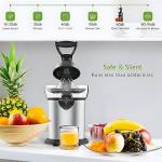 ASLATT Electric Citrus Juicer Squeezer Stainless Steel, Orange Juicer Electric,Homemade Orange Juice Squeezer Machine, Detachable Design,Easy Clean