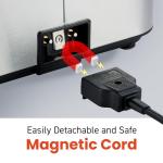 Elite Gourmet EDF1116 Electric 1.2 Qt. / 4.8 Cup Oil Capacity Deep Fryer, Adjustable Temperature, Removable Basket, Lid with Cool-Touch Knob, Stainless Steel