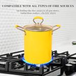 PARACITY Small Deep Fryer Pot with basket, Mini Deep Oil Fryer with Anti-scalding Silicone Handle, 304 Stainless Steel Gadgets for Home, Tempura Chips, Fries, Fish, and Chicken(3.2QT/3L)