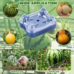 36 Pieces Plastic Melon Cradle, Melon Support Stand for Keep Watermelon Off of The Ground and Getting Moldy, Plastic Stand for Watermelon Pumpkin and Squash - Holds up to 20 lbs