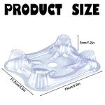 50 Pieces Plastic Melon Cradle Holds up to 20 lbs Plastic Melon Support Stand Keep Melon Watermelon Off of The Ground Plant Protector Cages for Watermelon Pumpkin and Squash