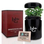 Herb Guard - Half Oz Airtight Jar and Smell Proof Containers (250 ml) Comes with Humidity Pack to Keep Goods Fresh for Months