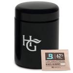 Herb Guard - Half Oz Airtight Jar and Smell Proof Containers (250 ml) Comes with Humidity Pack to Keep Goods Fresh for Months