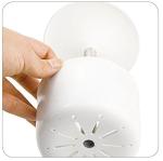 NOVART XXL Herb Keeper and Herb Saver – Glass Storage Container for Cilantro, Mint, Parsley, Asparagus, Keeps Greens Fresh for 2-3 Weeks