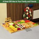 CENBOSS Set of 4 Charcuterie Boards, Cheese Board Gift Set, Housewarming & New Home Gifts