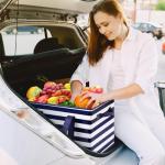 WISELIFE 3 Pack Reusable Grocery Bags Large Water Resistant Grocery Collapsible Heavy Duty Tote Bags for Shopping Picnic