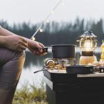 PATIKIL Collapsible Storage Bins with Lids and Handle, 1 Pcs 30L 8Gal Plastic Camping Storage Box Stackable Side Opening Organizer Basket for Car Rv Office Home, White