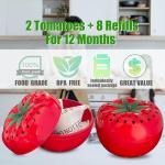 ShuRex Produce Freshness Preserver Saver Kit- Keep Fruits and Vegetables Fresh Longer, Ethylene Gas and Odor Absorber in Refrigerator (2 Saver Balls+8 Refill Sachets)