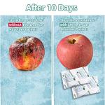 WiseFresh 30 Packs 5 Gram Ethylene Gas Absorber Packet, Vegetable & Fruit Fresh Produce Protector, Food Freshness Extender, Fresh Fruit Preserver, Vegetable Saver