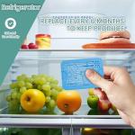 Wisesorb 20PCS 10 Gram Ethylene Gas Absorber Packet, Vegetable & Fruit Fresh Produce Protector,Fresh Fruit Preserver, Vegetable Saver,Food Saver,Ethylene Gas Absorber for The Fridge