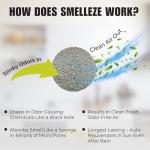SMELLEZE Natural Ethylene Gas Absorbent Granules - 1 mm: 2 lb. Bottle