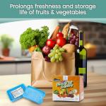 Wisesorb 20PCS 10 Gram Ethylene Gas Absorber Packet, Vegetable & Fruit Fresh Produce Protector,Fresh Fruit Preserver, Vegetable Saver,Food Saver,Ethylene Gas Absorber for The Fridge