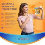 Bluapple Produce Saver Refill Kit - Keep Fruits & Vegetables Fresh Longer, Veggie & Fruit Saver, 8 Packets (9 grams each), Lasts up to 3 Months, Produce Storage, Ethylene Gas Absorber, Made in USA