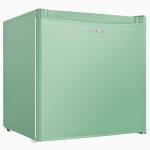 Upstreman 1.7 Cu.ft Mini Fridge with Freezer, Dorm Essentials, Adjustable Thermostat, Energy Saving, Low Noise, Single Door Compact Refrigerator for Dorm, Office, Bedroom, Mint Green-FR17