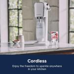 SodaStream - ART Sparkling Water Maker | VALUE BUNDLE | CQC CO2 system | Includes 2x CO2 Cylinders, 2x 32 Fl Oz Dishwasher Safe Bottles, 2x Bubly Flavor Drops | Combine with Pepsi Flavors | White