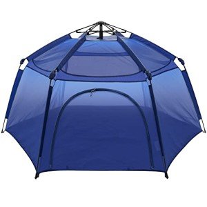 Alvantor Baby Playpen Play Yard 84"x84"x44”Large Kids Tents Pop Up Play Tent Indoor Outdoor Playhouse for Babies Toddlers Children Camping Playground Beach, Navy