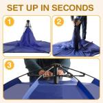 Alvantor Baby Playpen Play Yard 84"x84"x44”Large Kids Tents Pop Up Play Tent Indoor Outdoor Playhouse for Babies Toddlers Children Camping Playground Beach, Navy