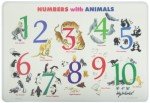 Painless Learning Numbers with Animals Placemat