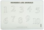 Painless Learning Numbers with Animals Placemat