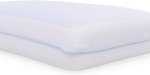 Cool Gel Cooling Pillow for Sleeping, Standard Size Cooling Memory Foam Pillow for Hot Sleepers, Reversible Ergonomic Design, Pressure Relief, Spine Alignment, Side, Back Contouring Support