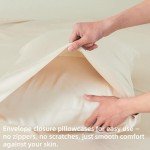 GOKOTTA Split King Sheets Set 5 Pieces, 100% Tanboocel® Rayon Derived from Bamboo Sheets Split King Size, Soft Breathable Sheets, 16" Deep Pocket Sheets with Elastic Corner Straps, Moisture Wicking
