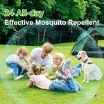 BuggyBands 48 Pack Mosquito Repellent Bracelets, Individually Wrapped, DEET Free, Natural and Waterproof Bands
