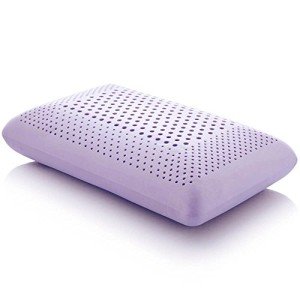 MALOUF Zoned Dough Memory Foam Infused with Real Lavender-Natural Oil Aromatherapy Pillow Spray Included, King
