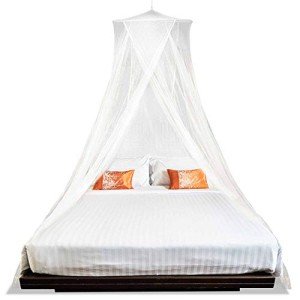 MEKKAPRO Extra-Large King Mosquito Bed Net, Made for King Queen and Twin, Bed Mosquito Netting | Bed Canopy Curtains, White Mosquito Netting