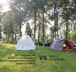 Jsanh Folding Mosquito Net Tent Canopy Curtains for Beds Pop Up King Size Portable Netting with Bottom Baby Adults L80XW72XH62inch