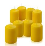 Citronella Pillar Candle - Set of 8 Citronella Candles - 3 inch Tall, 2 inch Thick - 18 Hour Burn Time for Indoor/Outdoor Use