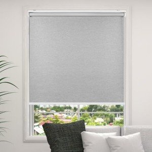 RED GRAPES Roller Shades for Indoor Windows,100% Blackout,UV Protection Fabric,Thermal Insulated,Corded Window Shades Pull Down Roll Shade for Home Bedroom Easy to Install(23" W x 72" H, Grey)