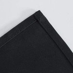 LEMOMO Blackout Curtains 52 x 84 inches Long Black Curtains Set of 2 Panels Thermal Insulated Room Darkening Curtains for Bedroom