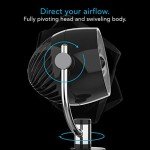 Vornado Pivot3 Clip Personal Air Circulator Fan with Multi-Surface Clip, Quiet Portable Fan for Office or Bedroom, 3 Speeds, Black