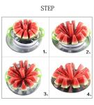 ZaH Melon Slicer Multifunctional Handheld Round Divider Watermelon Cutter Fruits Cutting Slicing Kitchen Tools