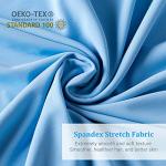 Avolare Cooling Pillow Cases, Arc-Chill Q-max>0.5 Cool Pillowcases for Hot Sleepers, Soft Silky 20" x 30" Summer Pillow Cover with Zipper (Blue, Standard & Queen Size)