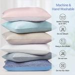 LUXEAR Cooling Pillow Cases, 2 Pack Arc-Chill Q-Max>0.5 Cool Pillowcases with Double-Side Design, Anti-Static, Skin-Friendly, Machine Washable Hidden Zipper Pillow Cases (20x26'')-Gray