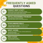 AMZCHEF Juicer Machines, 5.3" Extra Self-Feeding Cold Press Juicer for Whole Vegetable & Fruit, Juice Extractor Machine with Large Auger & Triple Strainers, Easy to Clean, High Juice Yield, Grey