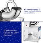 Polar Blast Snow Cone Machine - Acrylic Crushed Ice Maker Grinds Up to 500lbs of Ice Per Hour for Parties, Events, and More by Great Northern Popcorn