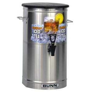 BUNN TDO-4 Commercial Iced Tea Dispenser w/Solid Lid, Oval