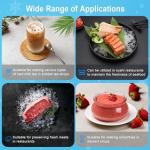 ZENY Electric Ice Crushers 300W 2000r/min w/Stainless Steel Blade Shaved Ice Snow Cone Maker Kitchen Machine (Silver)