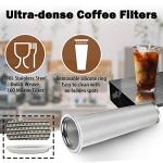 Cold Brew Mason Coffee Maker - 64oz Iced Coffee Pitcher with Stainless Steel Mixing Spoon & Super Dense Filter 3 Steps Finish Cold Brew Coffee, Classic BPA Free Sturdy Mason jar Pitcher Easy to Clean