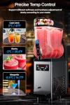 Leacco Commercial Slushie Machine, Frozen Drink Margarita Machine Smoothie Slushy Maker Stainless Steel 110V