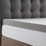 LUCID Bamboo Charcoal Infused Memory, 3 Inch, Hypoallergenic, Cooling Ventilation, CertiPUR-Certified Foam Mattress Topper, Twin XL