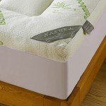 Bamboo_Viscose Mattress Topper King Size, Cooling Extra Thick Breathable Mattress pad, 8-21”Deep Pocket Soft Quilted Fitted Mattress Cover with Down Alternative Fill