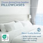 Hotel Sheets Direct 3 Piece Full Duvet Cover Set, 100% Viscose Derived from Bamboo Comforter Cover with 2 Pillow Shams, Moisture-Wicking, Silky Soft Texture, Cooling, Breathable, Easy Care, Dark Gray
