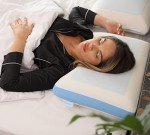 Comfyt Cervical Pillow Cooling Orthopedic Memory Foam Pillows for Back Stomach Side Sleeper - Sleeping Travel Neck Gusseted Bed Pillow Gel Layer Provides Coolness Removable Washable Cover
