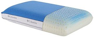 Columbia Cooling Gel Memory Foam Pillow - Comfortable and Supportive with Cooling & Breathable Features - Removable Washable Cover, Queen