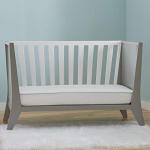 Tempur-Pedic Cool Tot Cooling Fitted Waterproof Infant and Baby Crib Mattress Protector Pad & Toddler Bed Cover, Comfortable and Luxurious Topper, Machine Washable and Dryer Friendly, 52” x 28”- White